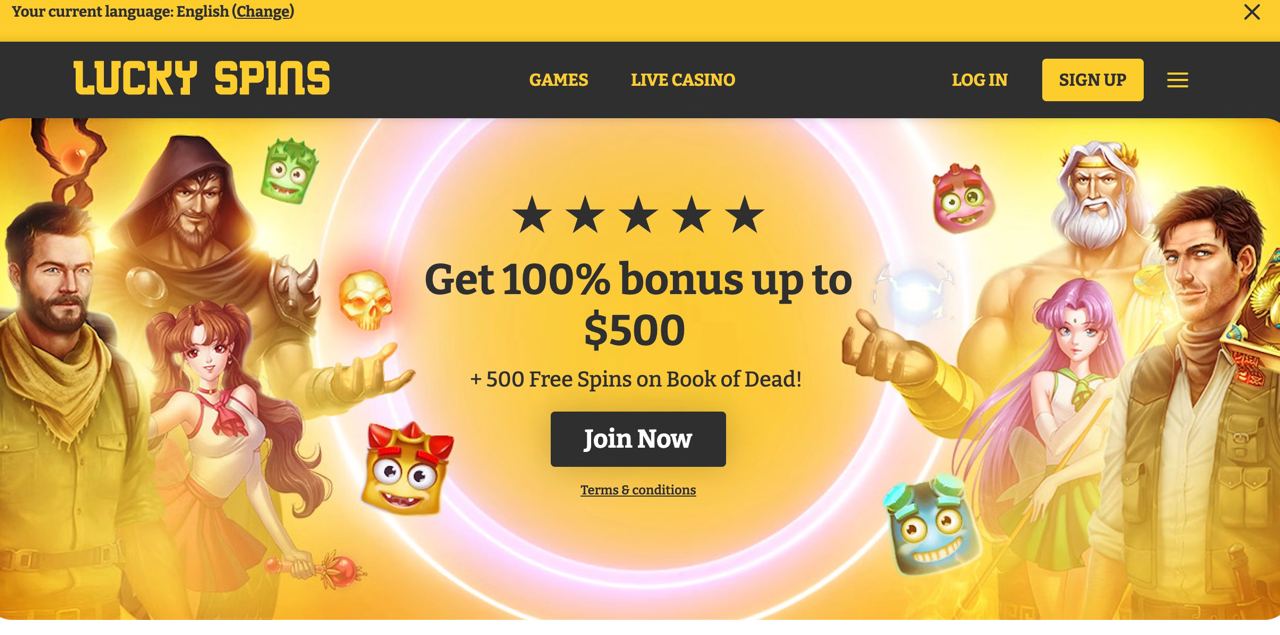Lucky Spins Casino 2024 Review